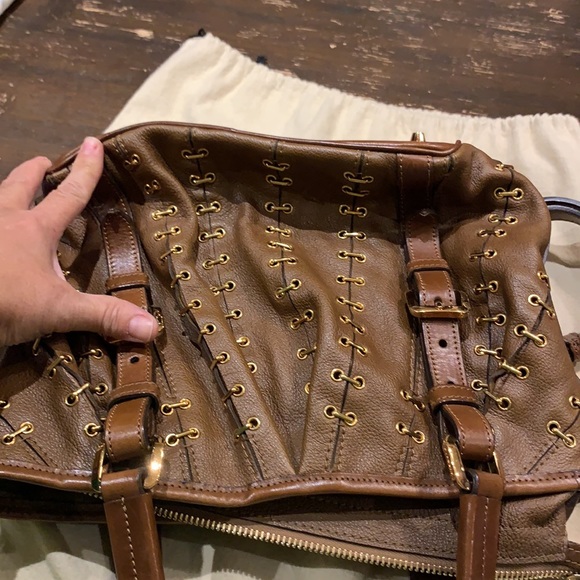 Burberry Lowry Stitch Handbag Tote🤎 - Picture 3 of 14